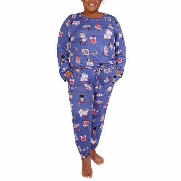 2 piece Costco Wholesale lover pajama lounge wear set shirt and pants combo XXL - Picture 1 of 9